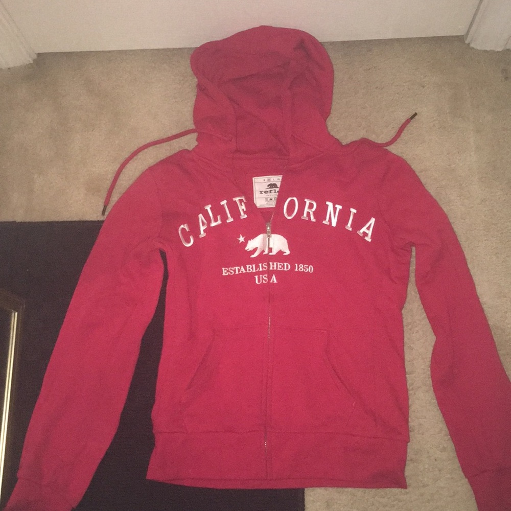 Red California jacket
